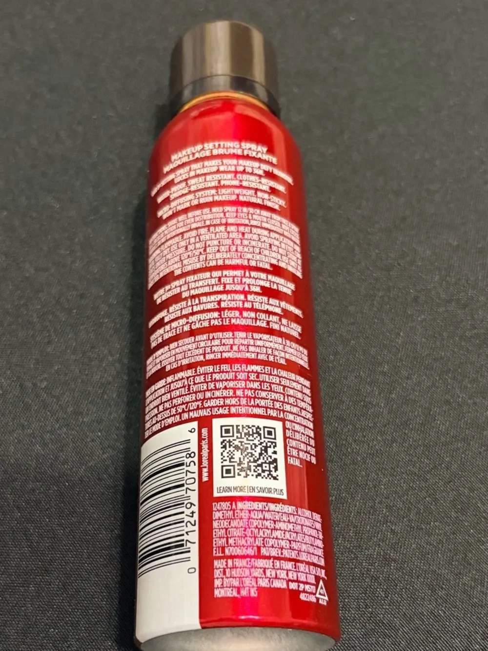 🦋 L'Oreal Paris Infallible 3-Second Setting Spray 50g New